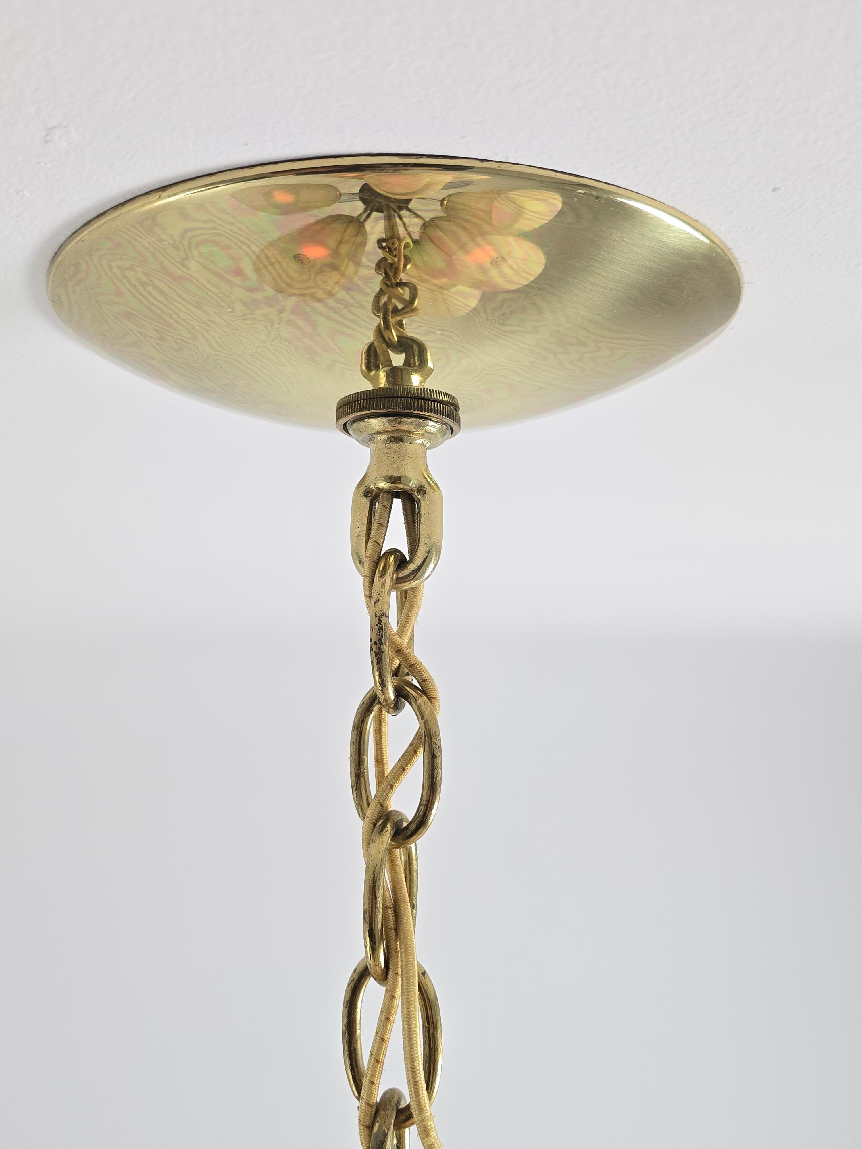 Araña de cristal de 8 brazos Lightolier de los años 60 , EE.UU. en venta 4