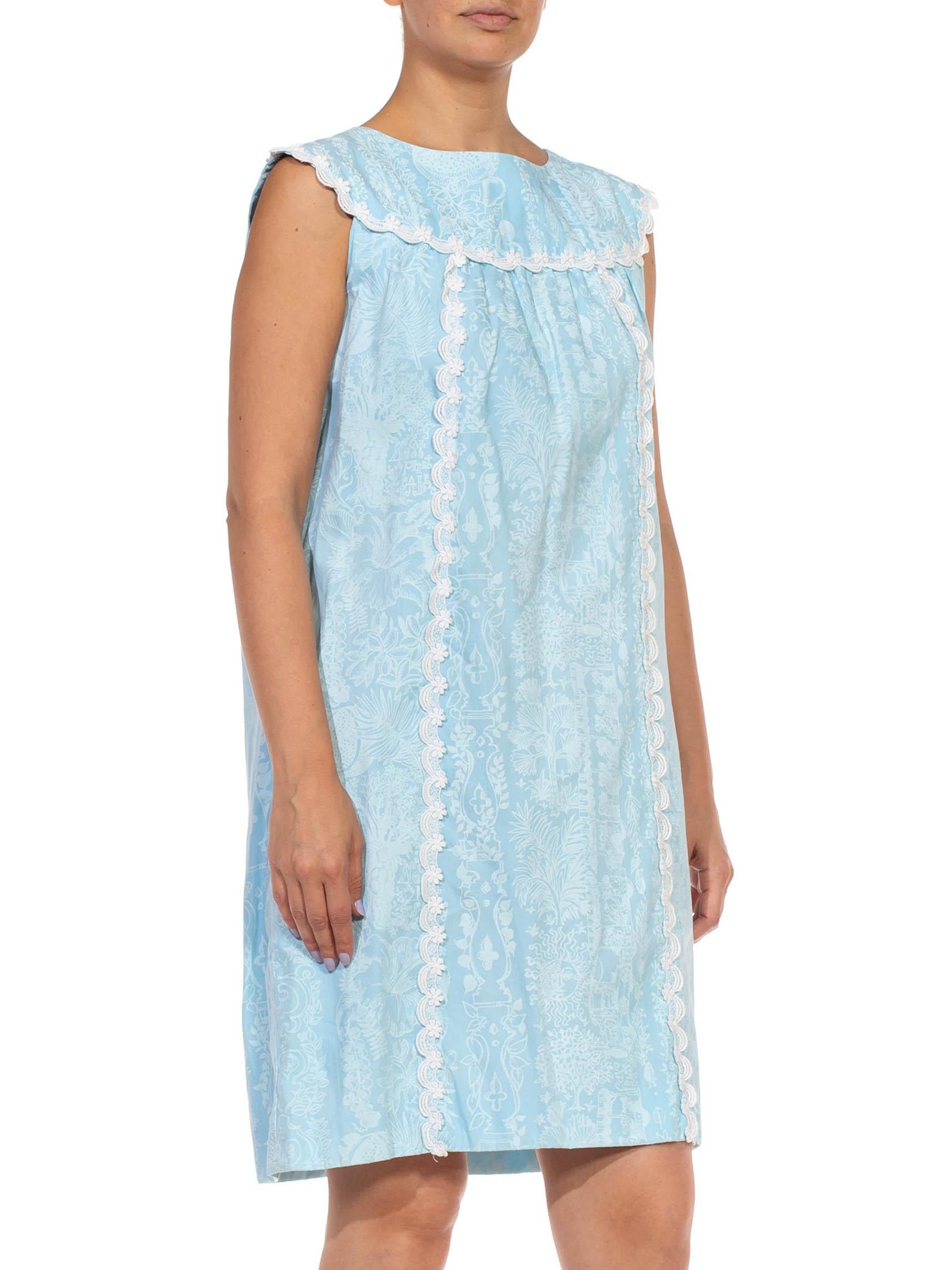 blue white dress