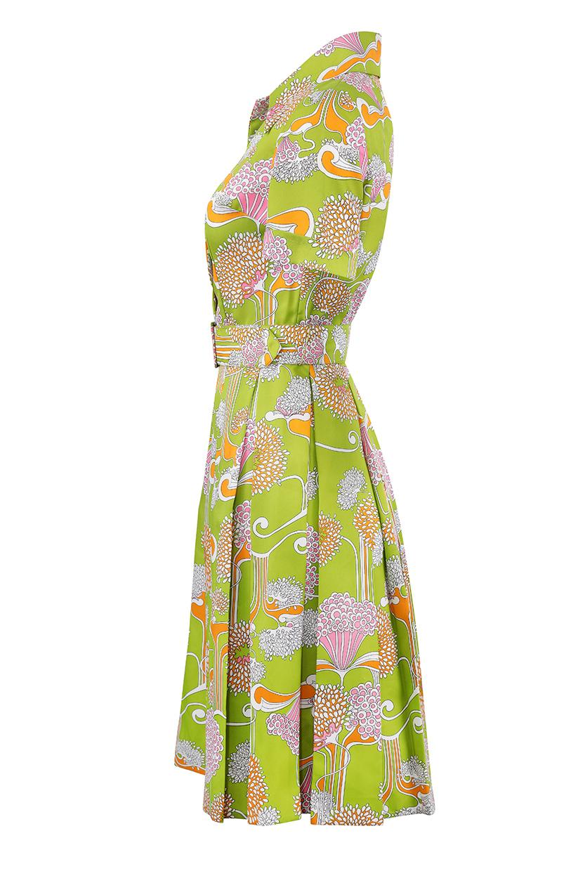 1960s green dress