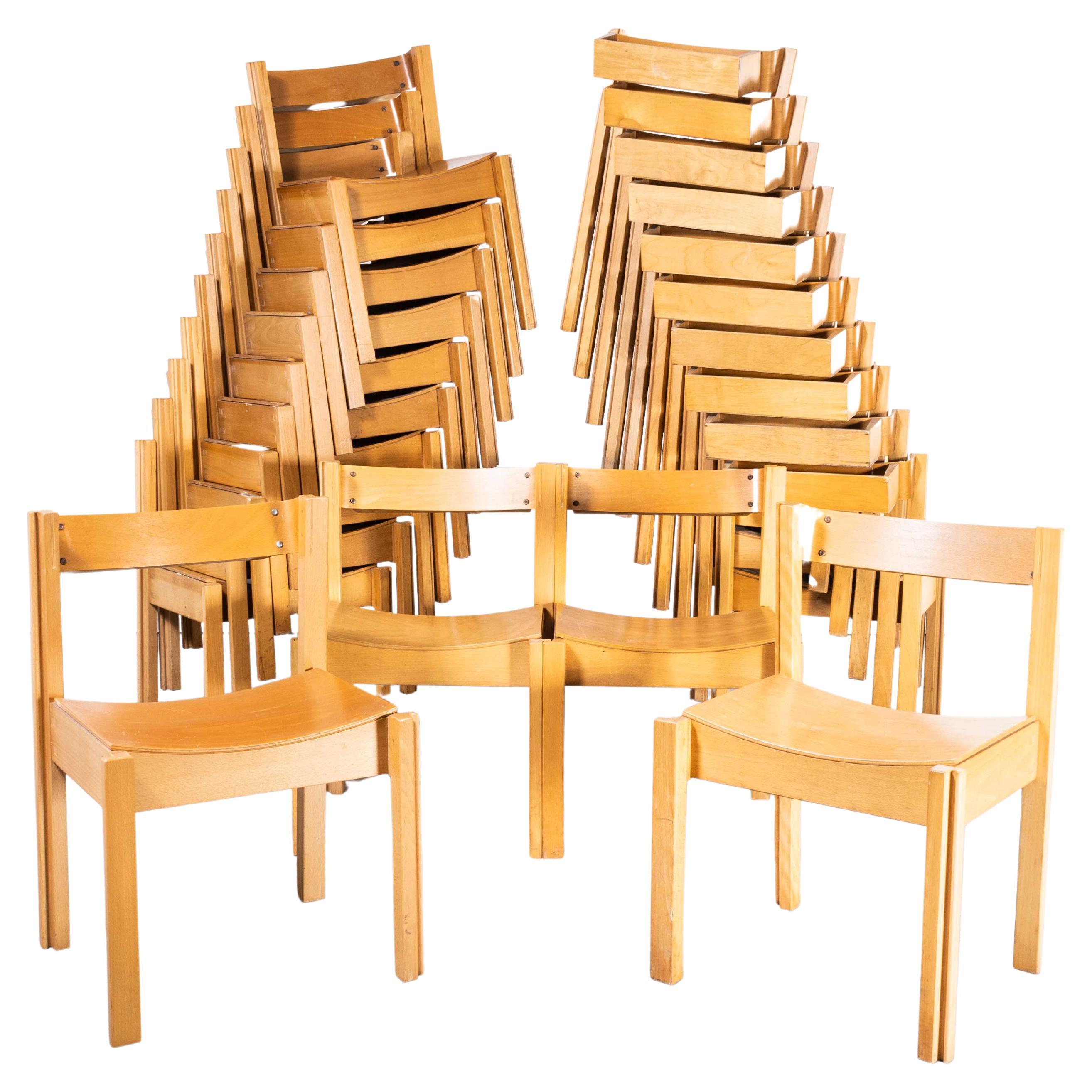 1960’s Linking And Stacking Chairs By Clive Bacon – Last Few Remaining For Sale