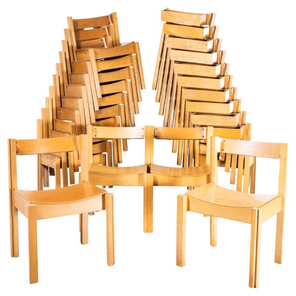 1960's Linking And Stacking Chairs By Clive Bacon - Large Quantities ...