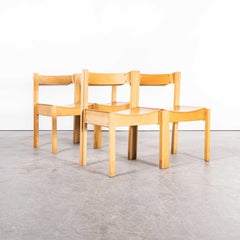 1960's Linking and Stacking Chairs by Clive Bacon, Set of Four