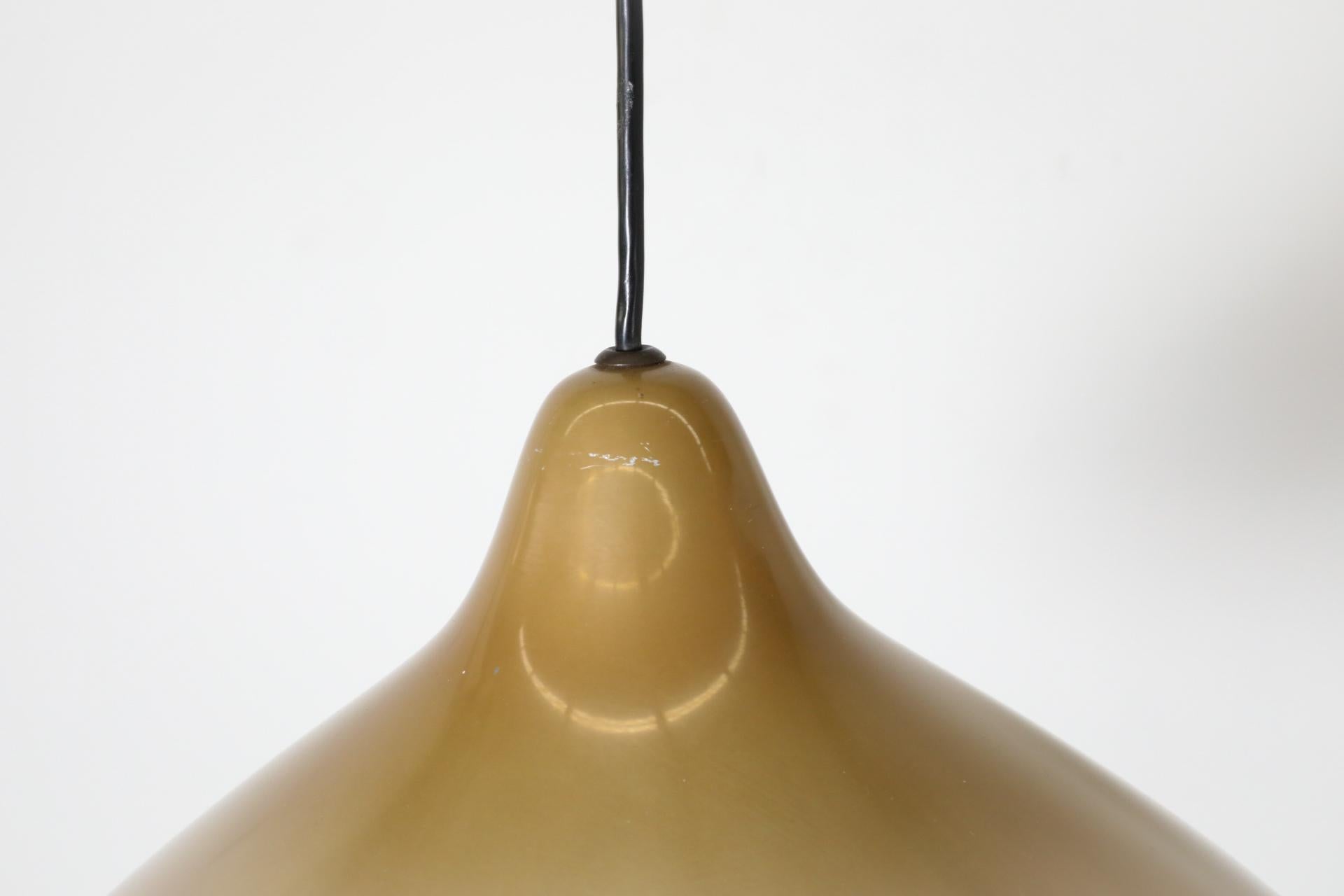 Lampada a sospensione in alluminio filato anni '60 Lisa Johansson-Pape Brassy in vendita 3