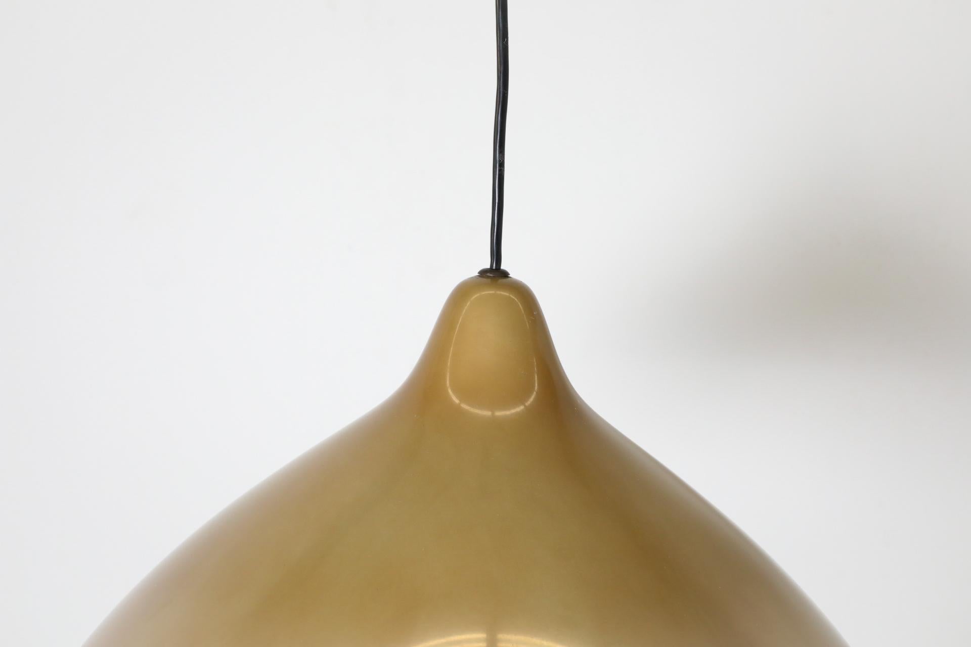 Alluminio Lampada a sospensione in alluminio filato anni '60 Lisa Johansson-Pape Brassy in vendita