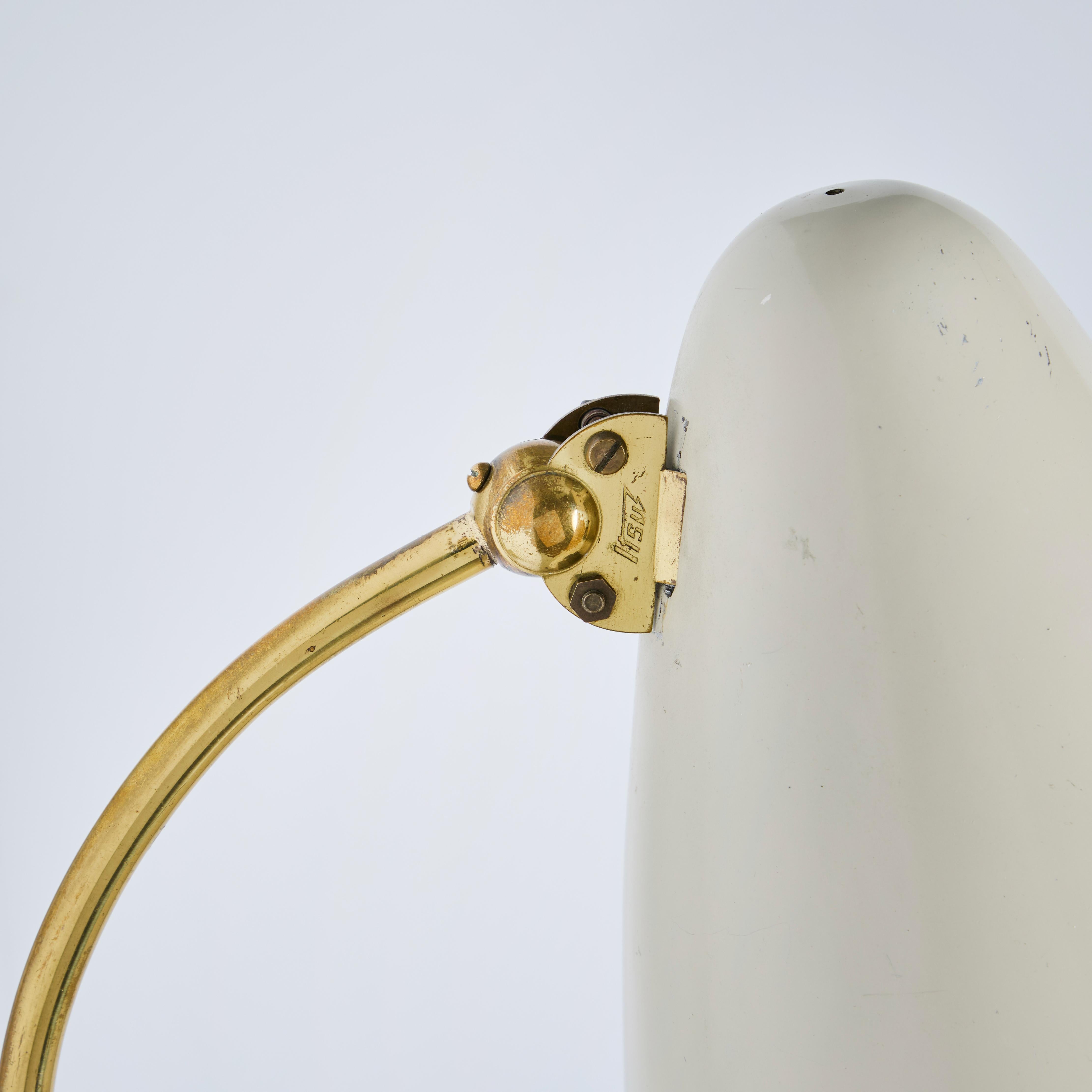 1960er Lisa Johansson-Pape Weiße Plug-in-Wandleuchte für Itsu im Angebot 5