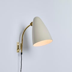 1960s Lisa Johansson Pape White Plug-in Wall Lamp for Itsu