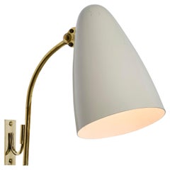 Lisa Johansson pour Itsu, lampe murale blanche pape des années 1960