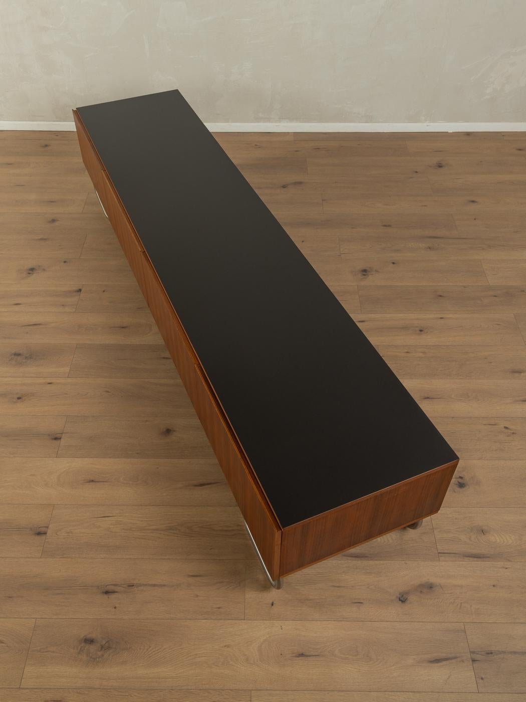 Mid-20th Century 1960s long Sideboard in Bauhaus Design For Sale