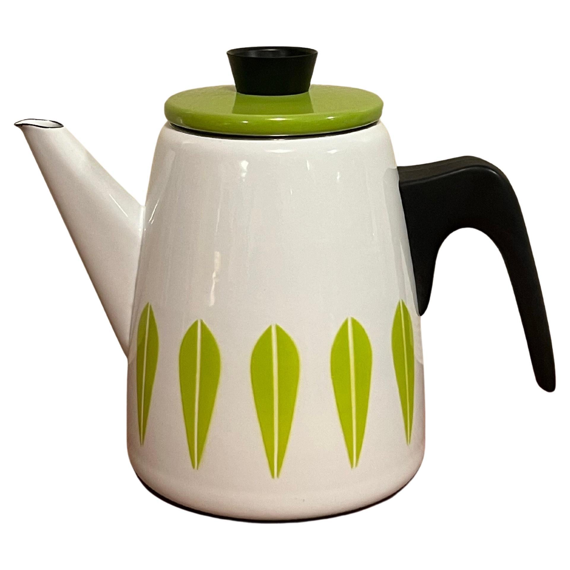 1960s "LOTUS" Coffee / Tea Kettle. Grete Prytz Kittelsen for Cathrineholm NORWAY For Sale