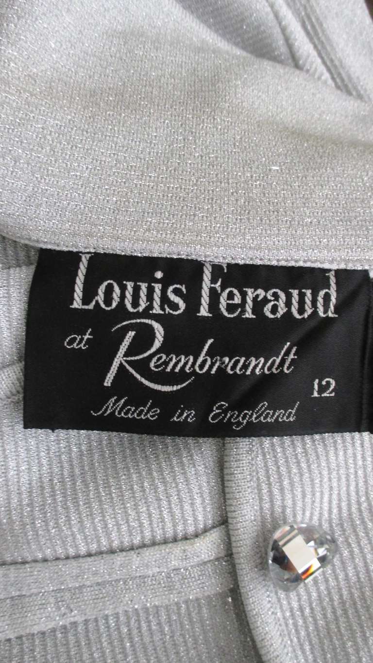 1960s Louis Feraud Lurex Dress 5