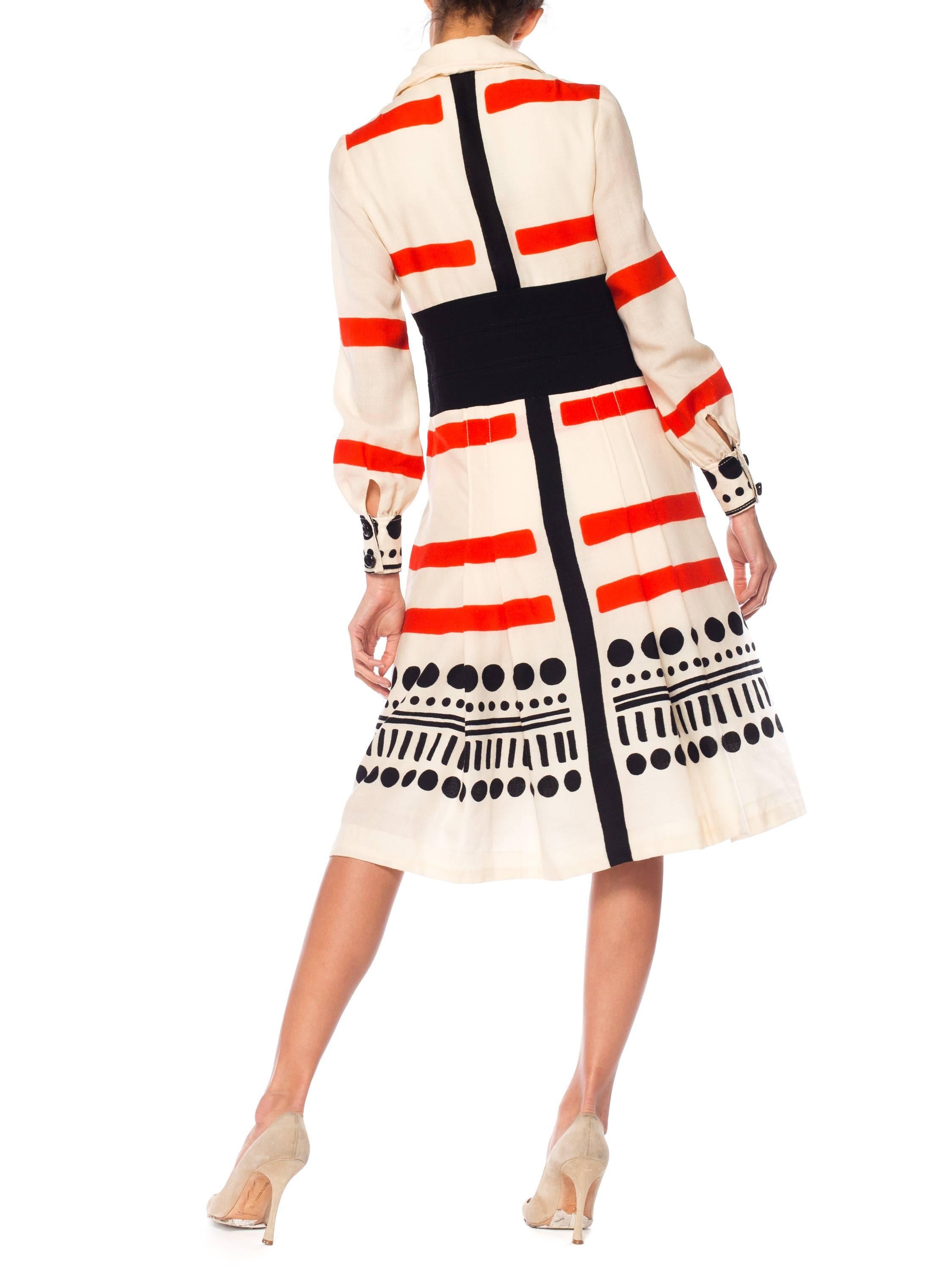1960s Louis Feraud Mod Op-Art Dress In Excellent Condition In New York, NY