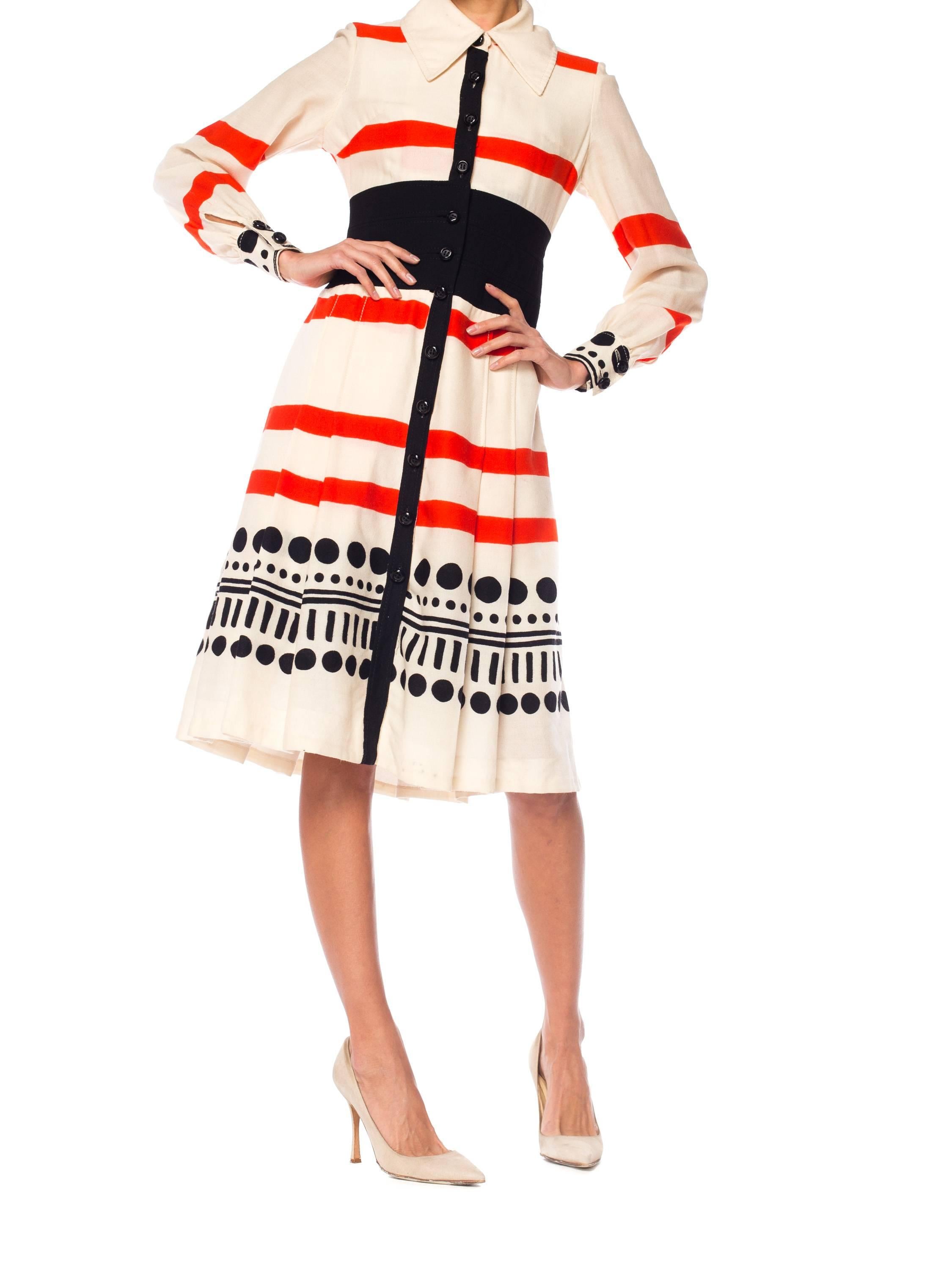 1960s Louis Feraud Mod Op-Art Dress 1