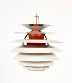 1960s Louis Poulsen PH Kontrast Pendant Lamp by Poul Henningsen Denmark