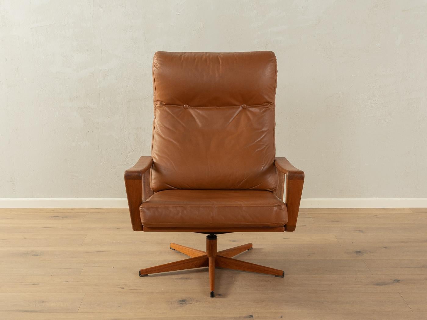 Scandinavian Modern 1960s Lounge Chair, Arne Wahl Iversen  For Sale