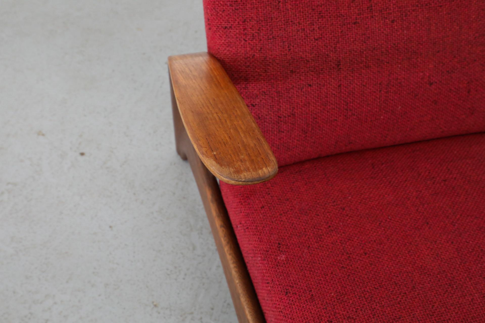 Chaise longue rouge des années 1960 par Adolf Relling et Rolf Rastad pour Arnestad Bruk en vente 6