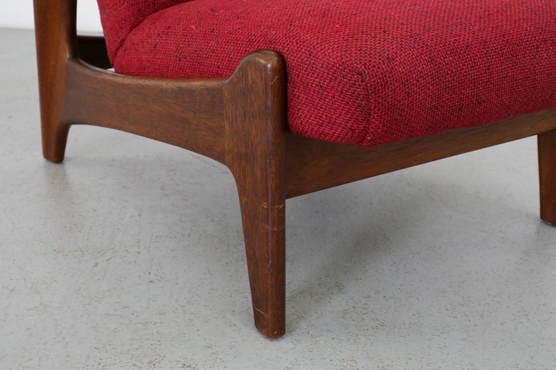 Chaise longue rouge des années 1960 par Adolf Relling et Rolf Rastad pour Arnestad Bruk en vente 8