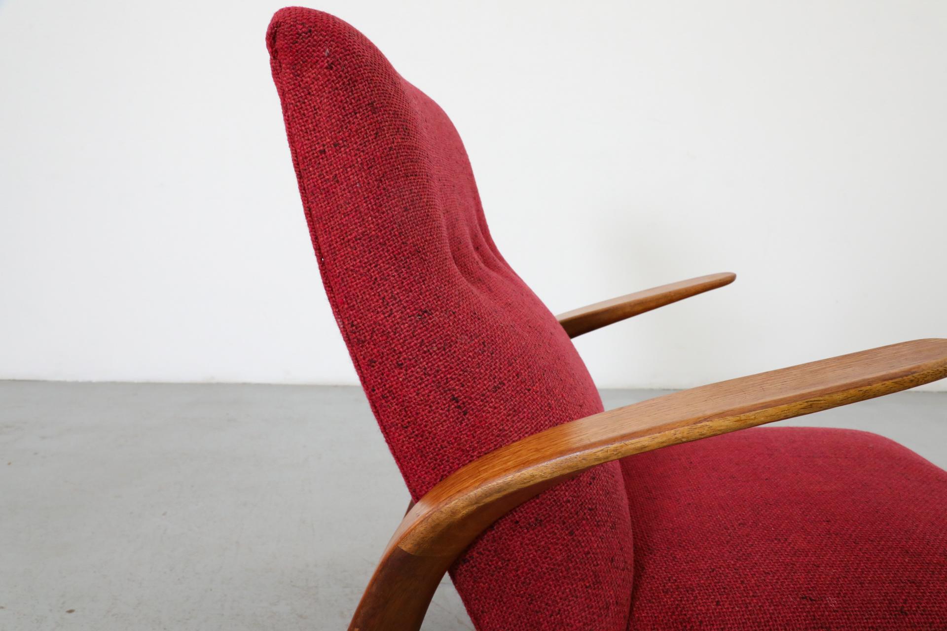 Chaise longue rouge des années 1960 par Adolf Relling et Rolf Rastad pour Arnestad Bruk en vente 10