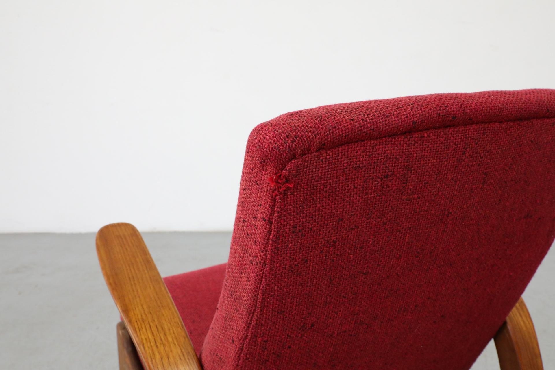 Chaise longue rouge des années 1960 par Adolf Relling et Rolf Rastad pour Arnestad Bruk en vente 13