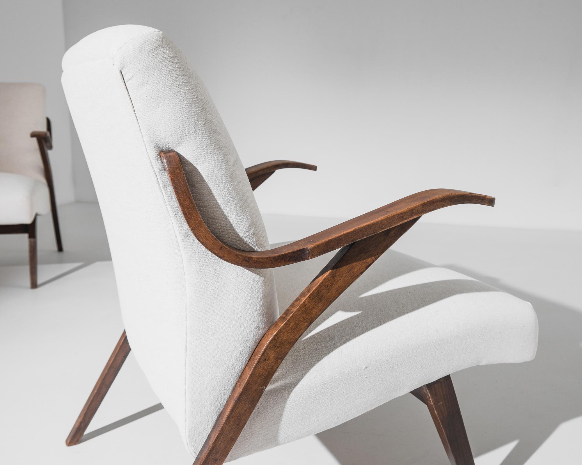 Fabric 1960s Lounge Chairs by Tatra
