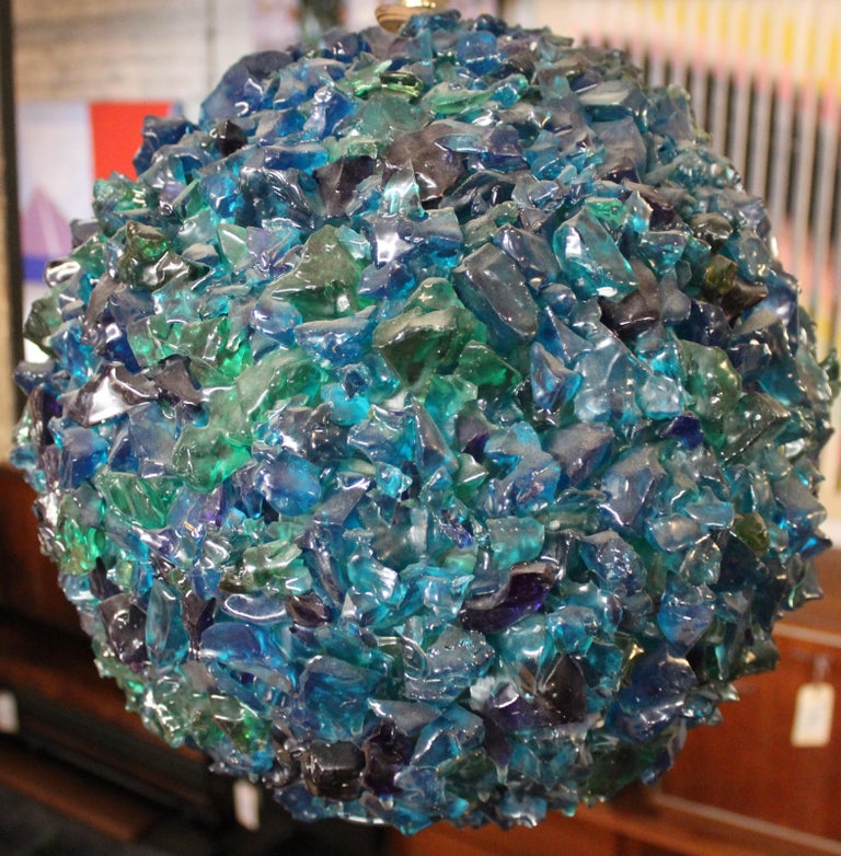 1960s Lucite Chunky Pendant For Sale at 1stDibs