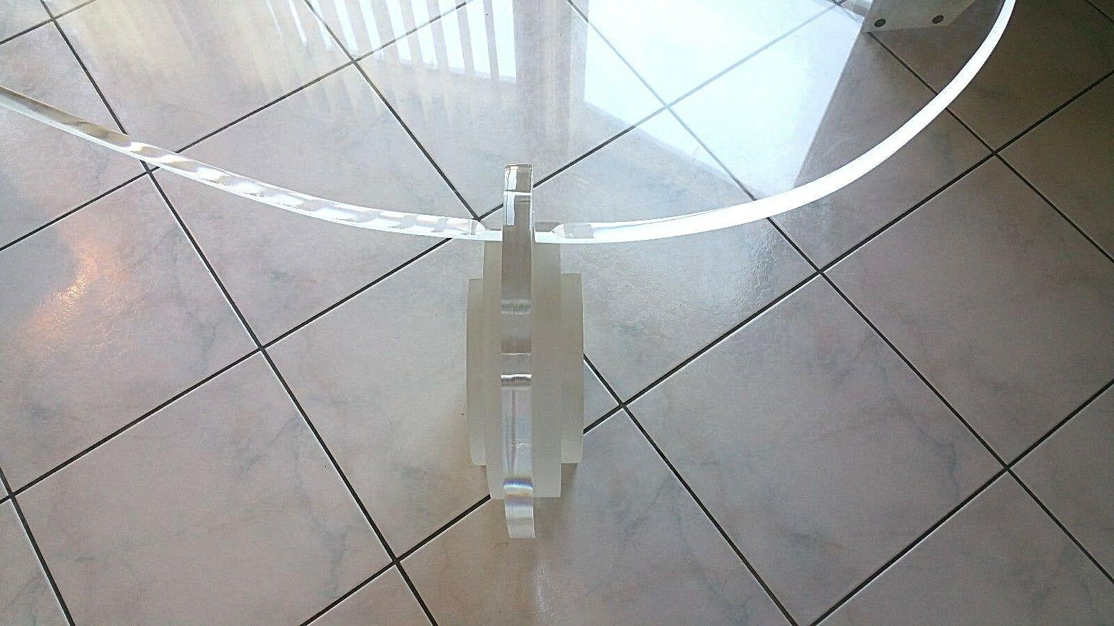 1960s Lucite Coffee Table Art Deco Hollywood Regency For Sale 2