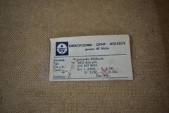 1960s Ludvik Volak 3-Seater Sofa/Bed by Drevopodnik Holesov, Czechoslovakia