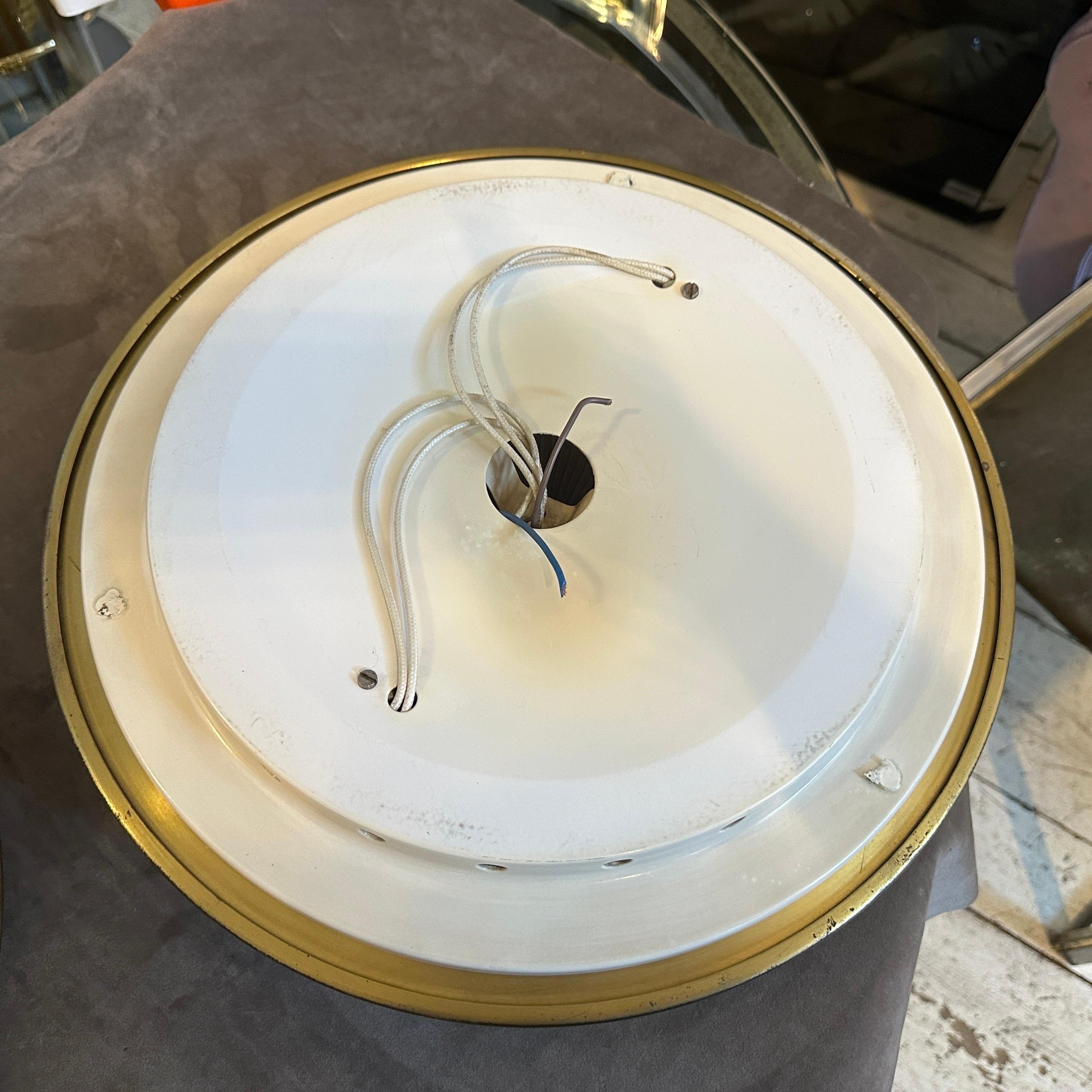 1960er Luigi Caccia Dominioni Style Mid-Century Modern Italian Ceiling Lights im Angebot 6