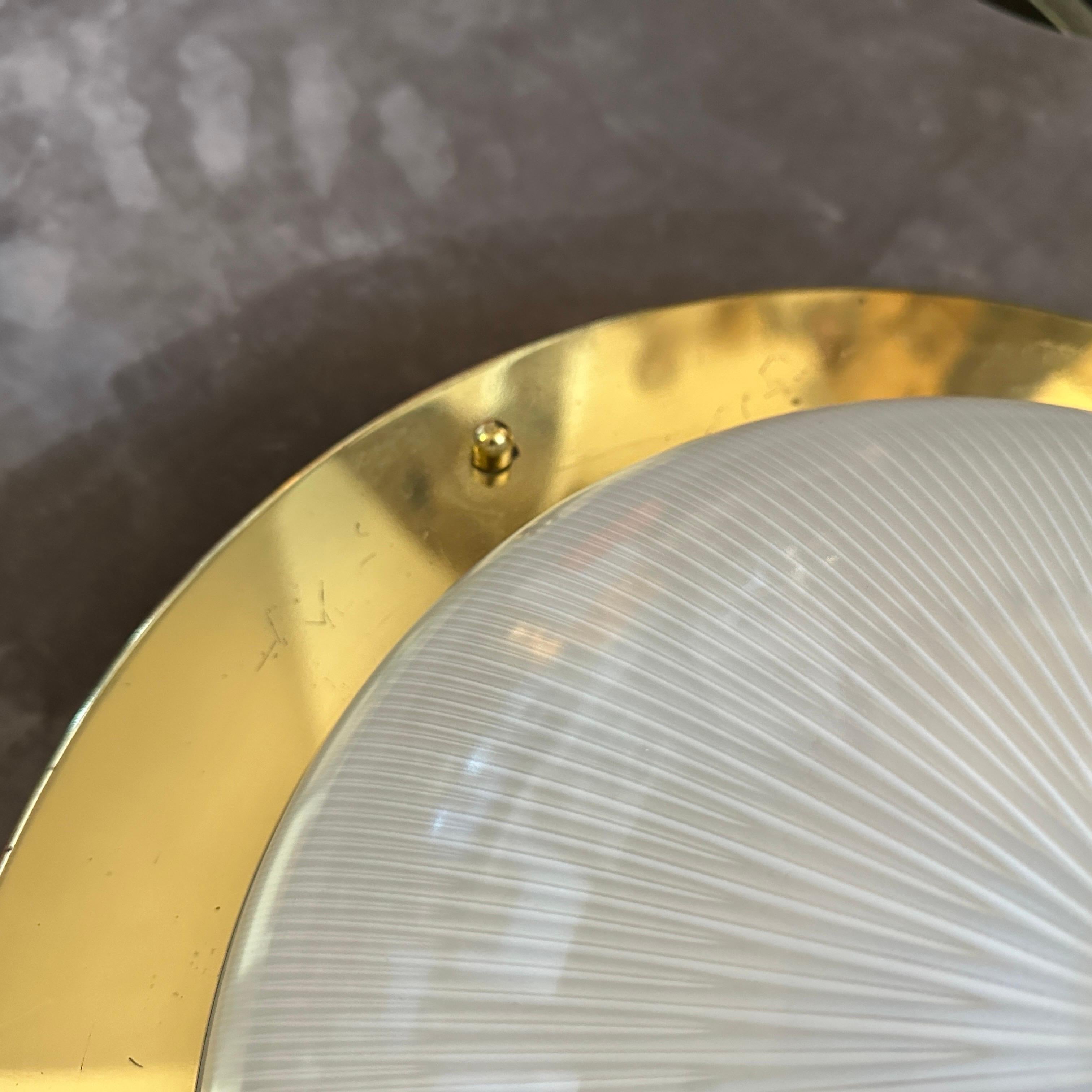 1960er Luigi Caccia Dominioni Style Mid-Century Modern Italian Ceiling Lights im Angebot 8