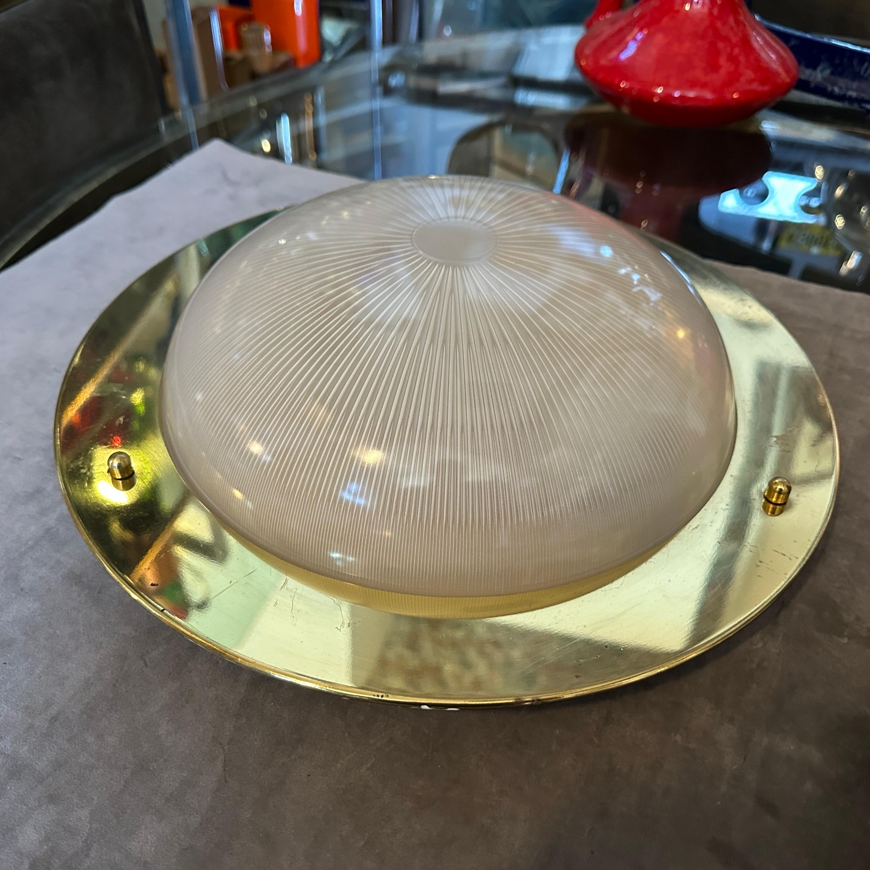 1960er Luigi Caccia Dominioni Style Mid-Century Modern Italian Ceiling Lights im Angebot 10