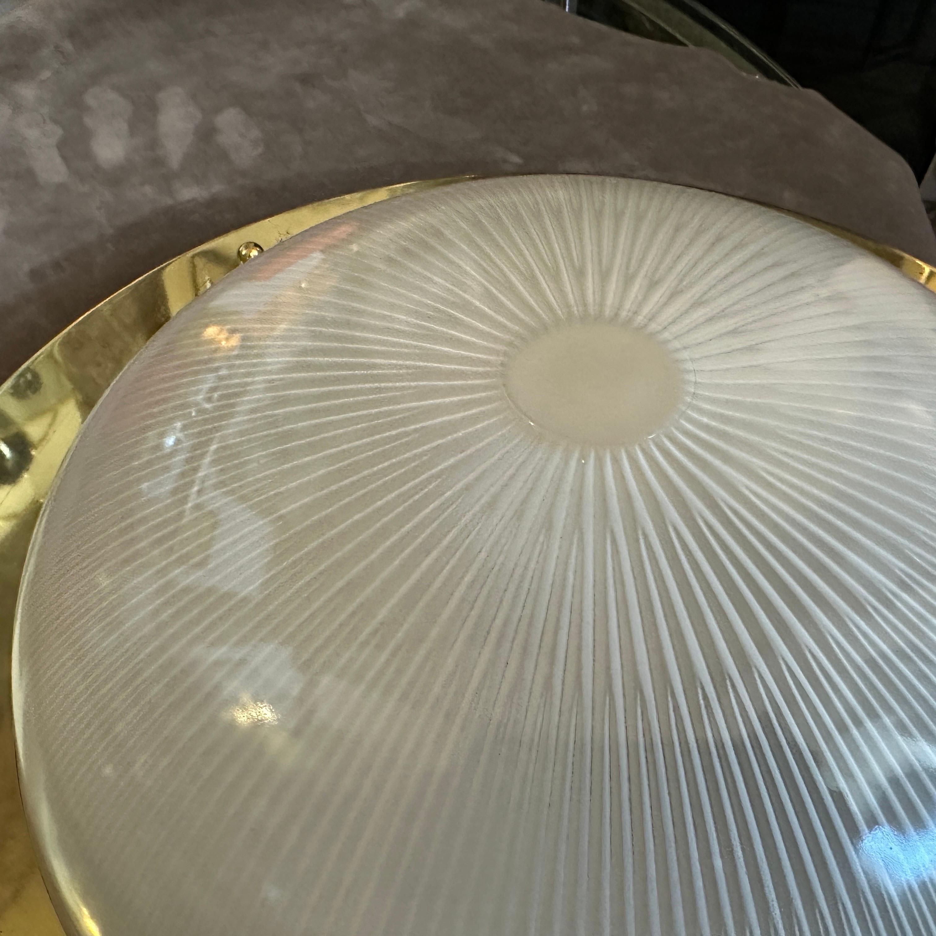 1960er Luigi Caccia Dominioni Style Mid-Century Modern Italian Ceiling Lights (20. Jahrhundert) im Angebot