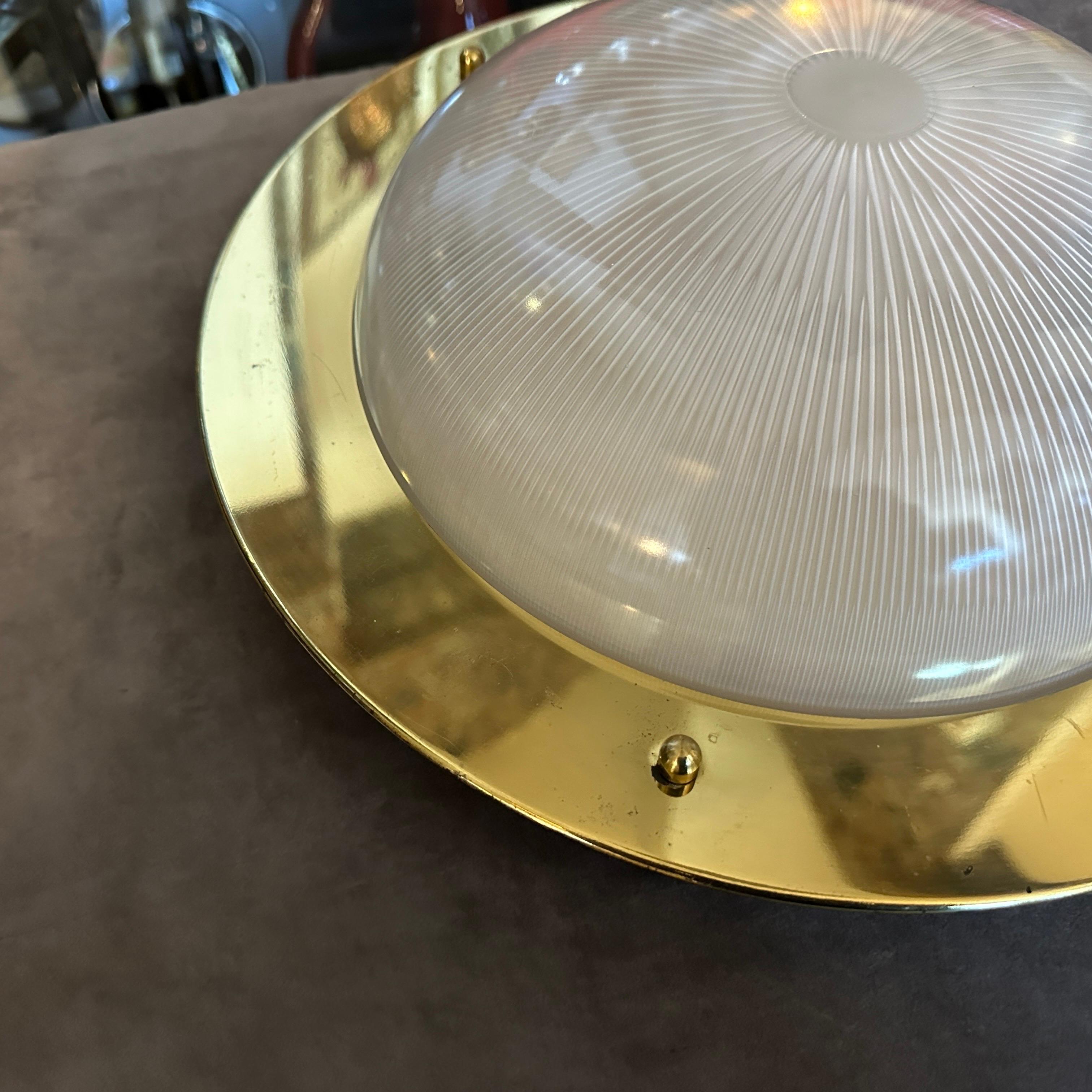 1960er Luigi Caccia Dominioni Style Mid-Century Modern Italian Ceiling Lights im Angebot 1