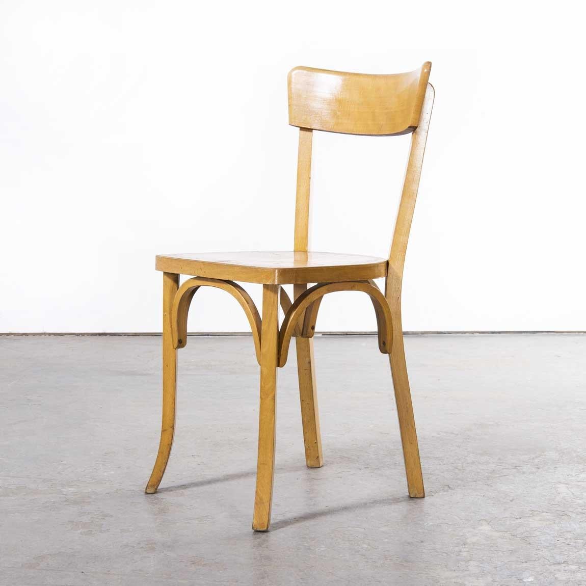 1960's Luterma Blonde Beech Bentwood Dining Chairs, Set of Four In Good Condition In Hook, Hampshire