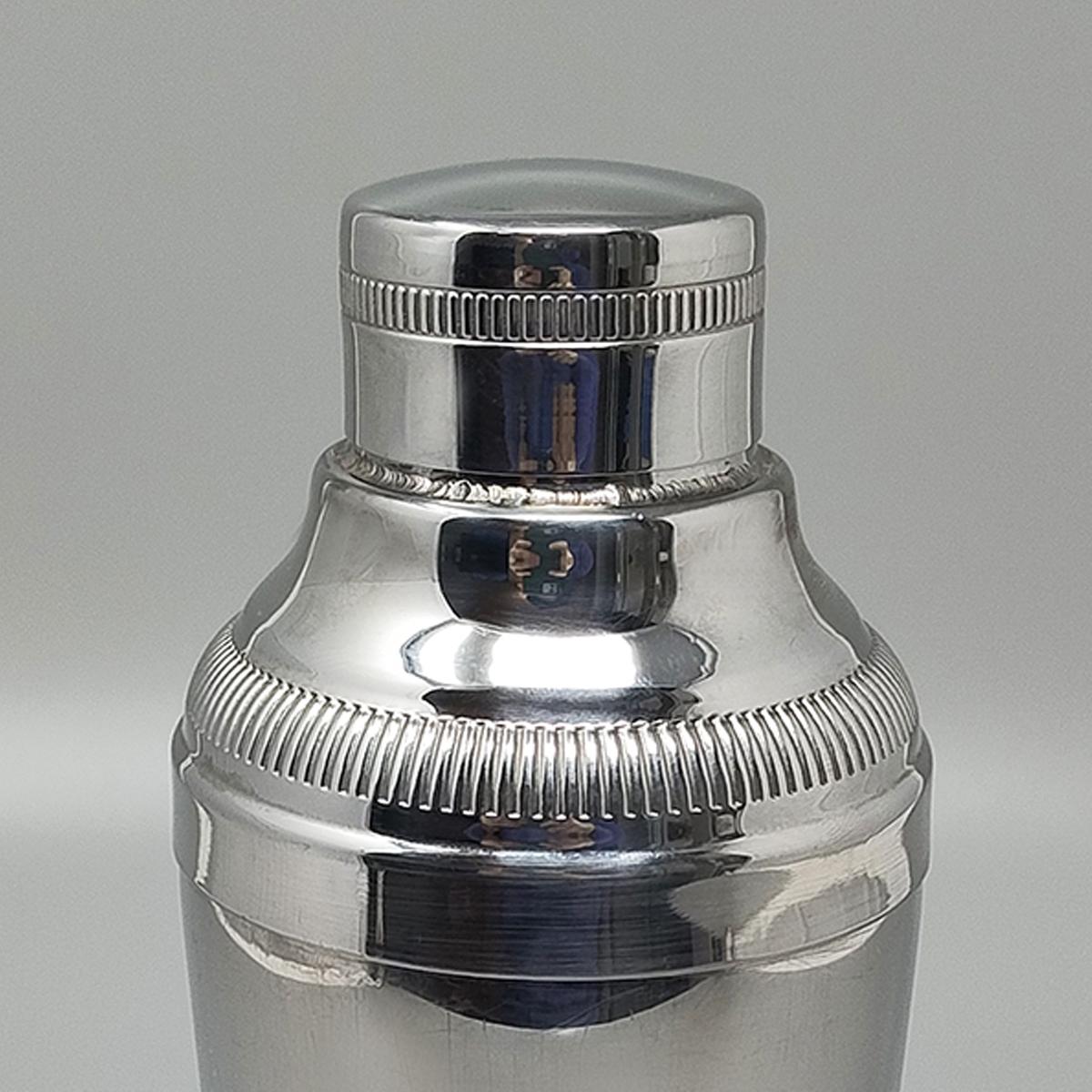 Mid-20th Century 1960s Luxury Handcrafted Cocktail Shaker. Made in Italy For Sale