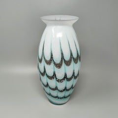 1960s Luxury Handrafted Vase in Murano Glass. Made in Italy