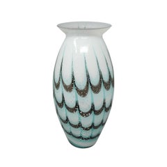 1960s Luxury Handrafted Vase in Murano Glass. Made in Italy