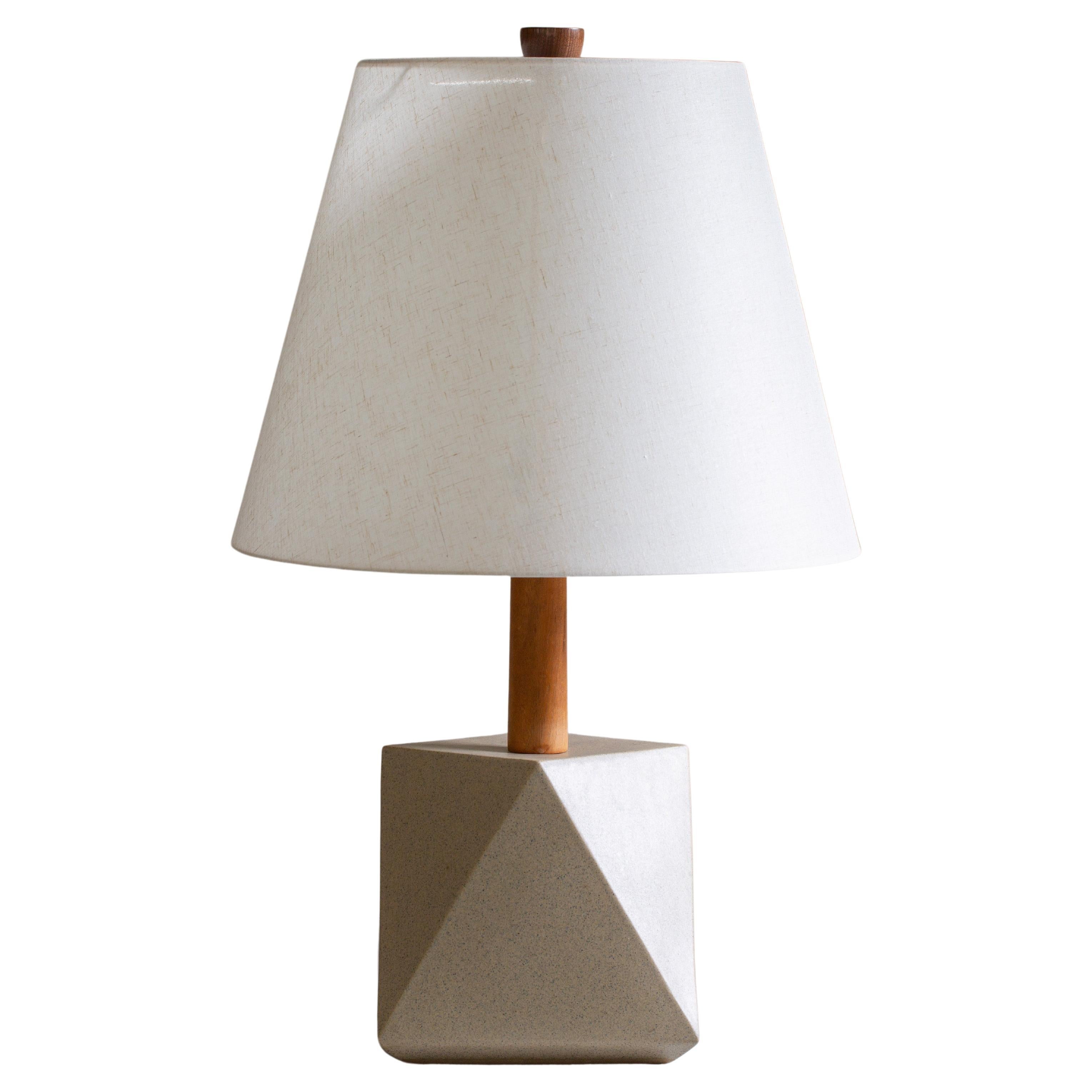 1960s M-248 Geometric Table Lamp by Jane and Gordon Martz for Marshall Studios For Sale