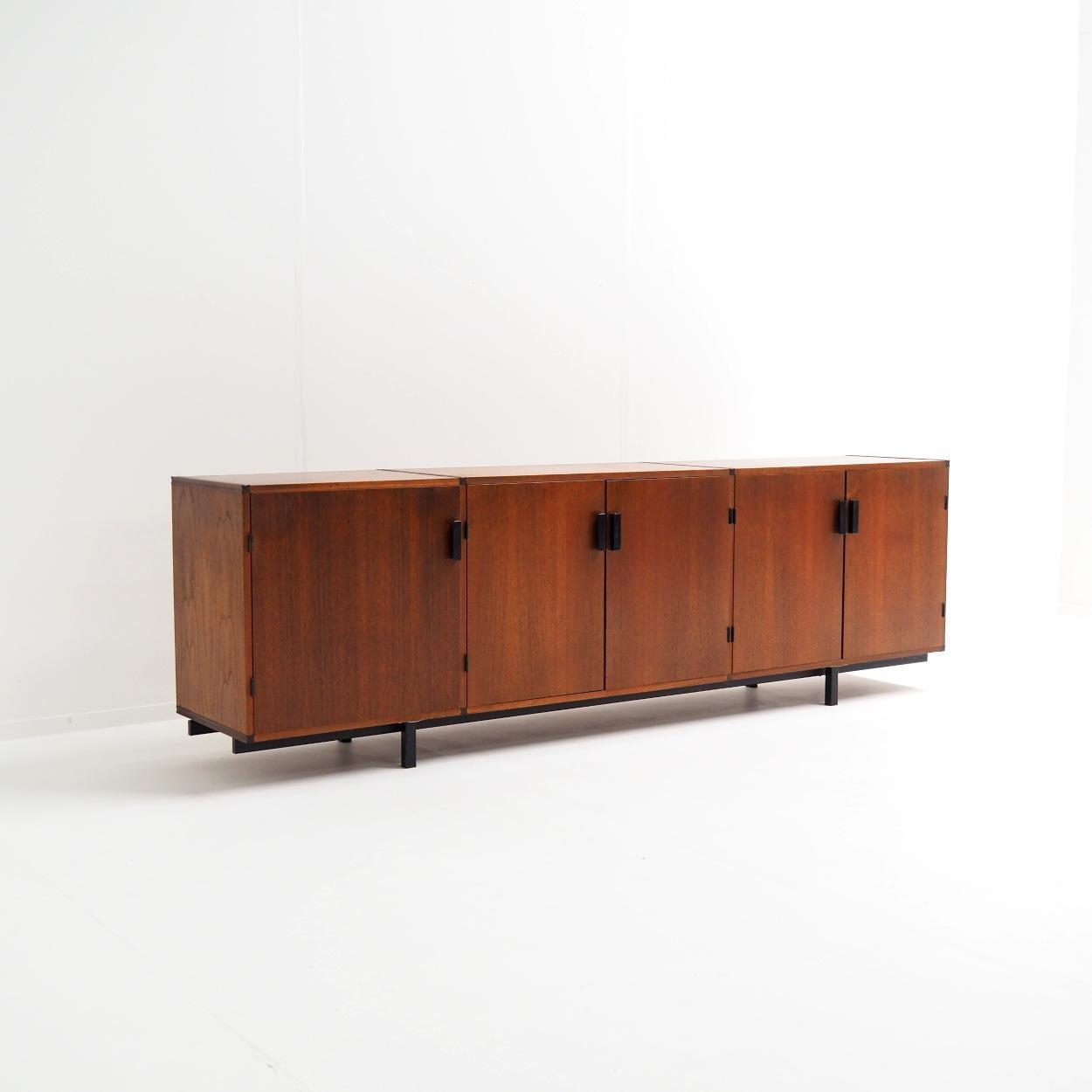 Sideboard by Cees Braakman for Pastoe. It’s the ‘Made to Measure’ series that was produced from the early 1950s till the mid 1960s.

The sideboard is in very good condition with some wear and tear on top, corresponding with age and use. See the