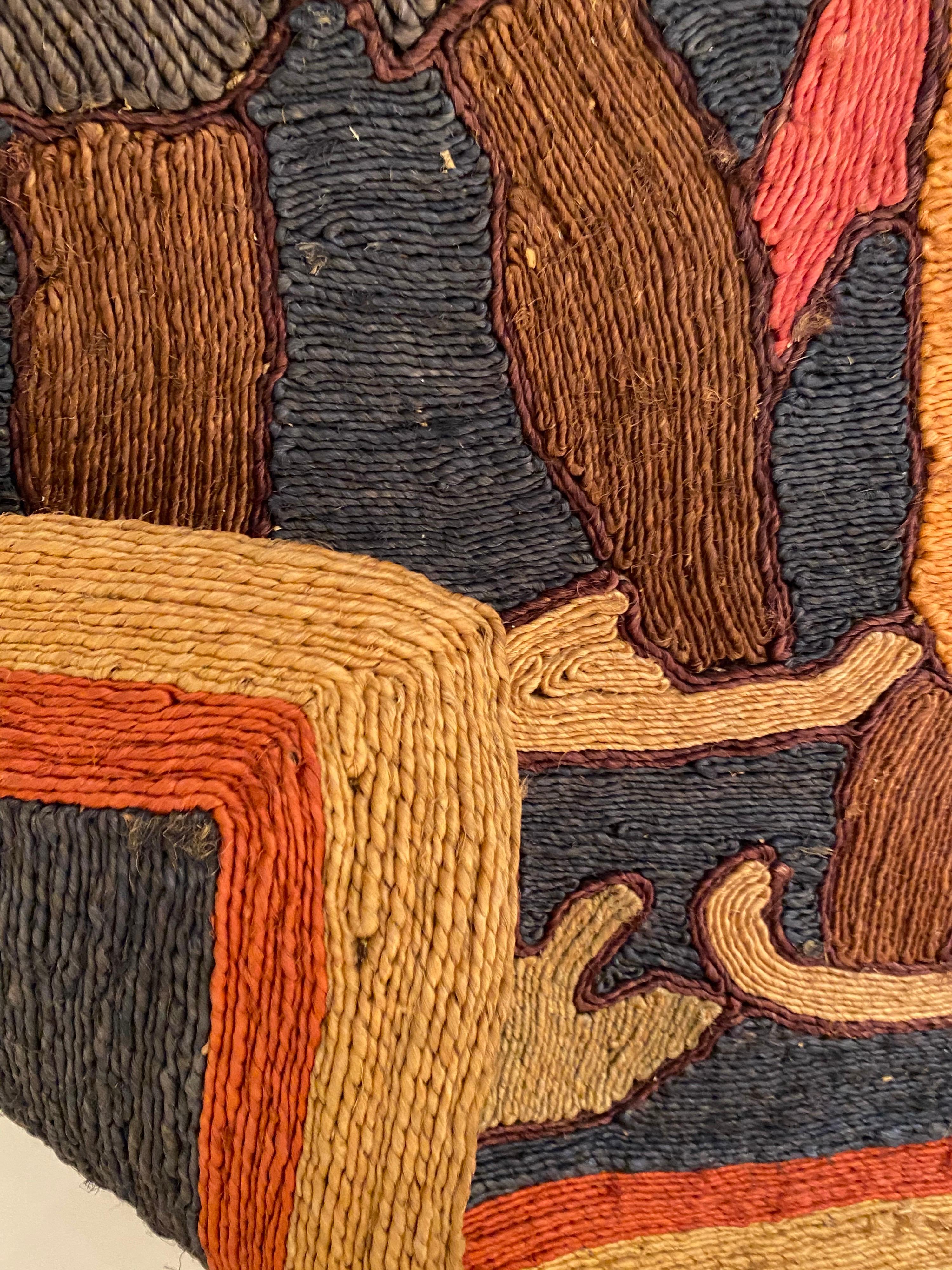 1960s Maguey Fiber Jute Large Tapestry 1