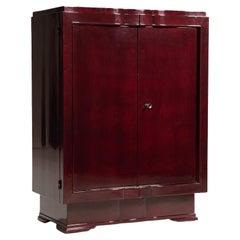 1960er Jahre Mahagoni-Barschrank