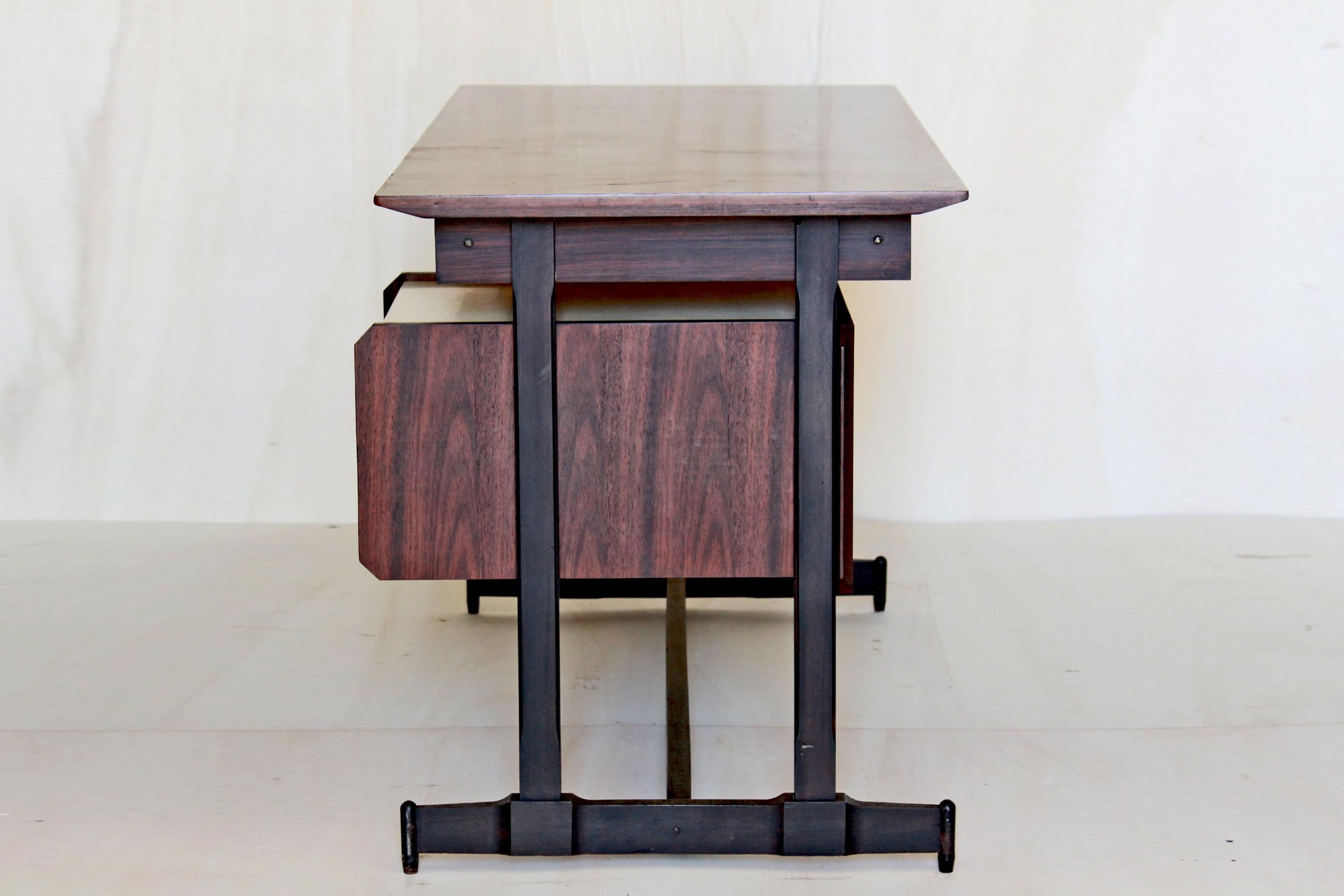 Vintage Wood Desk, Scandinavia 1960s 4