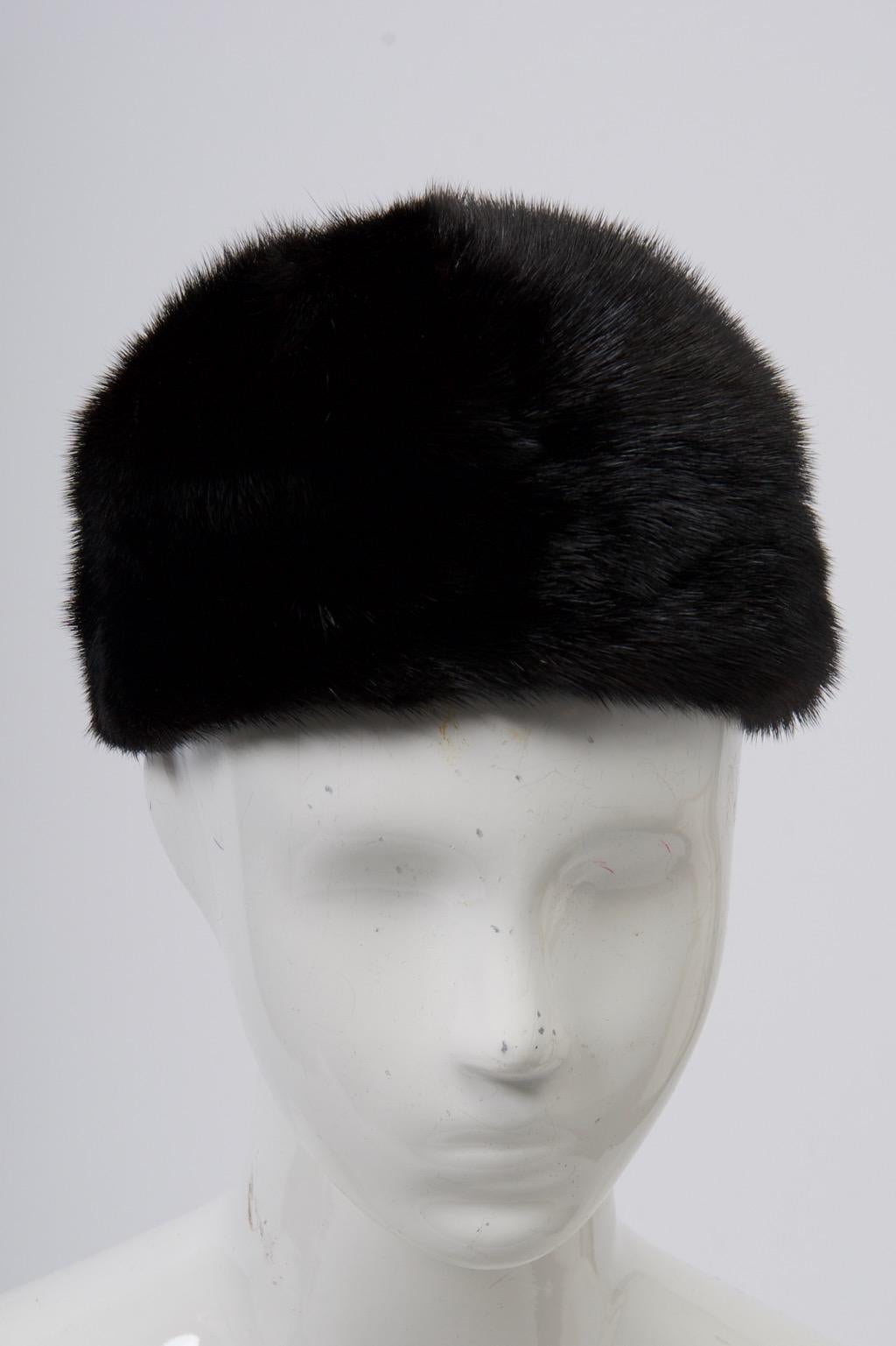 1960s Mahogany Mink Hat 2