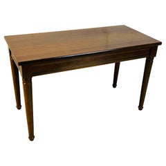 1960s Mahogany Wood Piano Bench With Storage