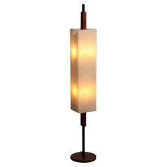 1960s Maison Arlus Floor Lamp Totem in Granite Resin