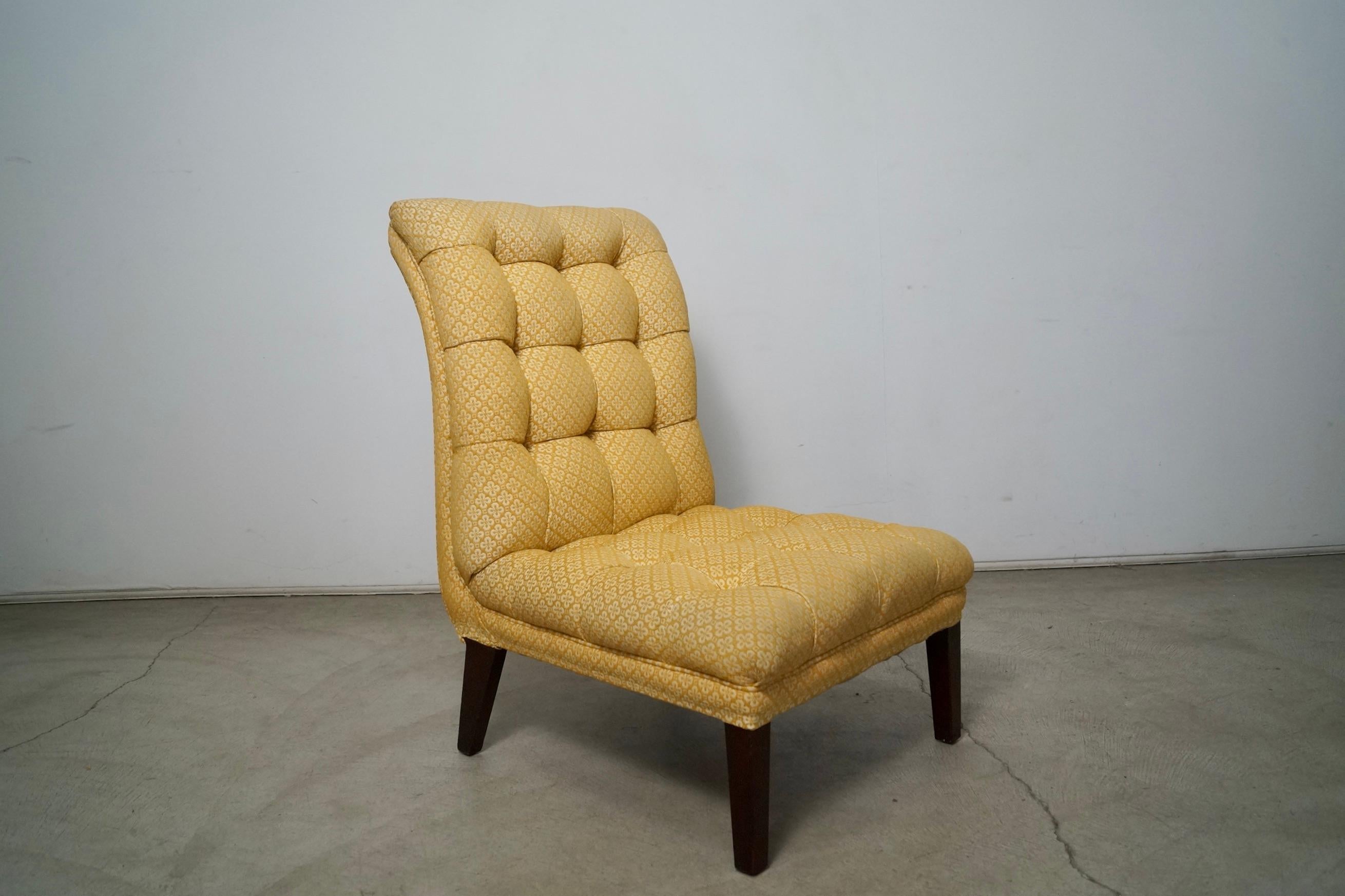 1960's Maison Jansen Style Scoop Slipper Lounge Chair For Sale 6