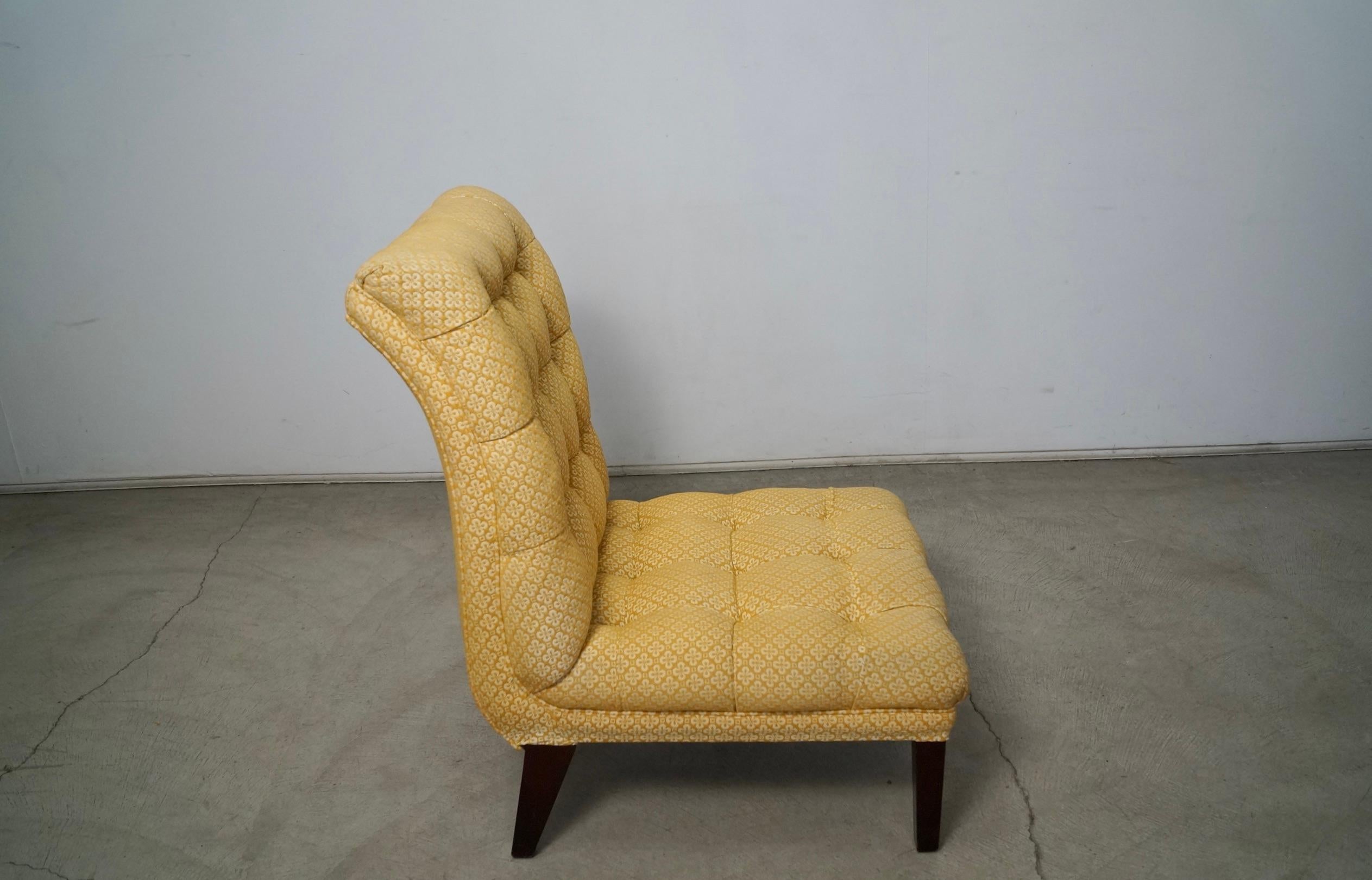 1960's Maison Jansen Style Scoop Slipper Lounge Chair For Sale 7