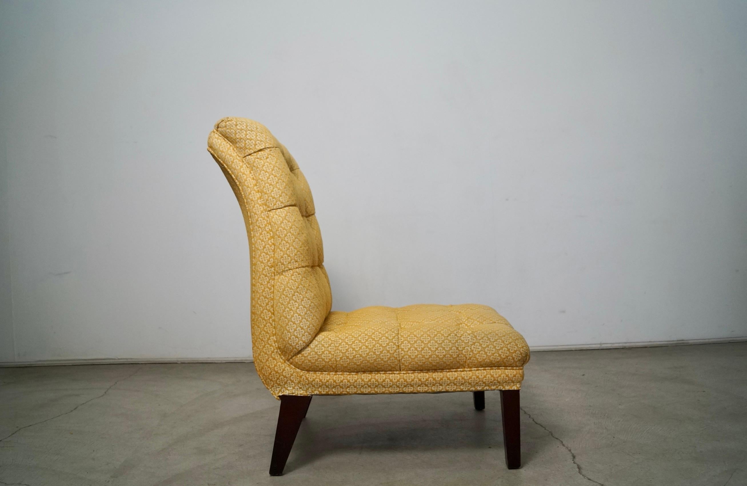 1960's Maison Jansen Style Scoop Slipper Lounge Chair For Sale 8