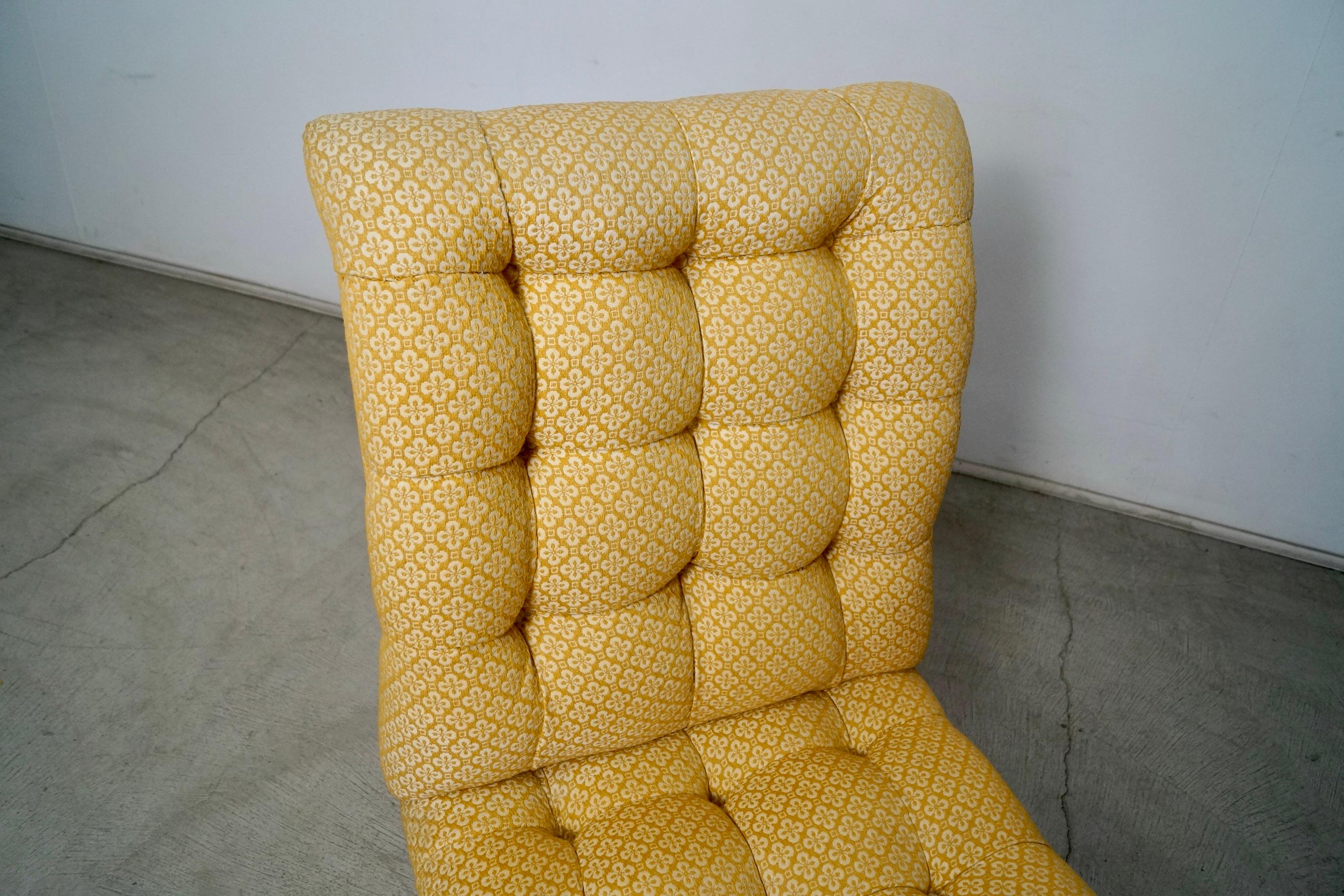 1960's Maison Jansen Style Scoop Slipper Lounge Chair For Sale 9