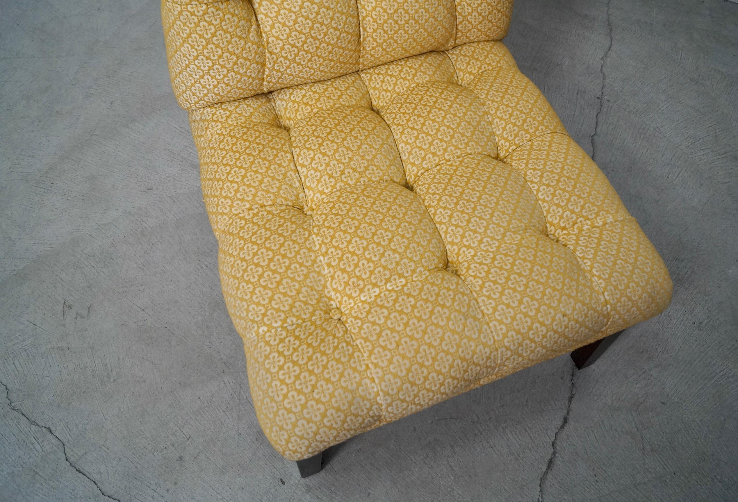1960's Maison Jansen Style Scoop Slipper Lounge Chair im Angebot 10