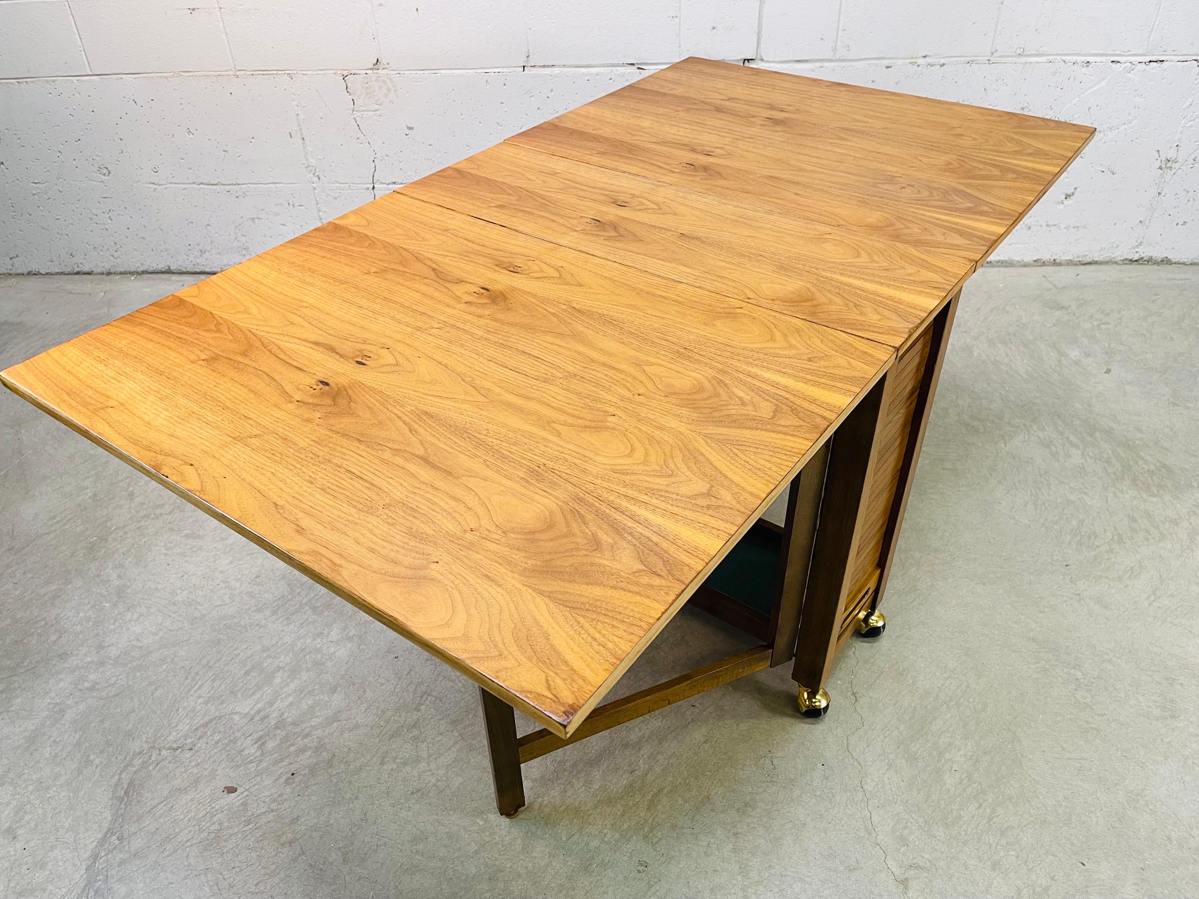 antique folding dining table
