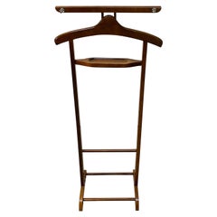 Vintage 1960s Maple Wood Men’s Valet Stand